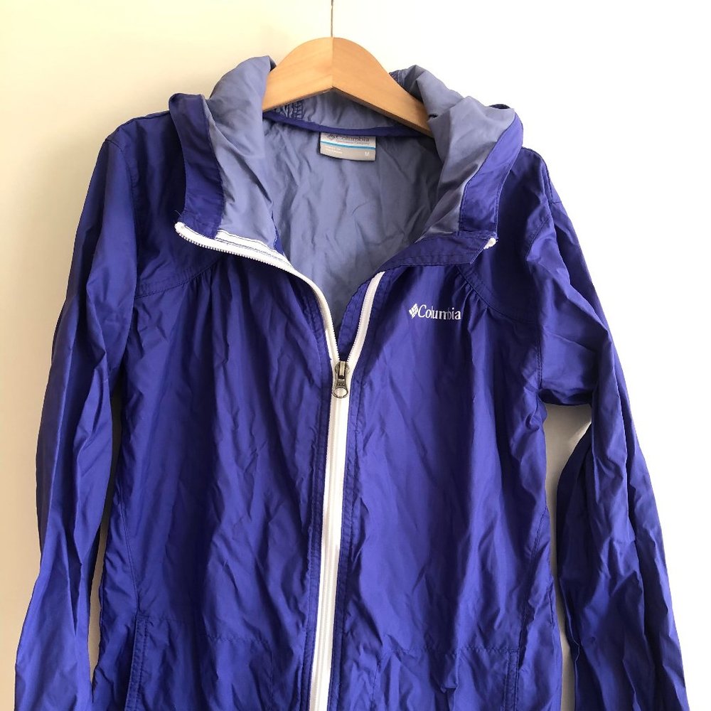 *CLOSET CLEANOUT* Columbia Rain Jacket Girls Size Medium Purple